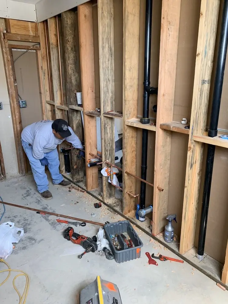 Commercial rough-in plumbing for Gas Line Repair in Glen Rock